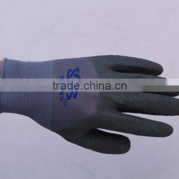 13 Guage 100% White Nylon Seamless Knitted pu Coated Palm Gloves photo-4