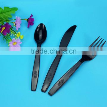 Black Plastic Utensils