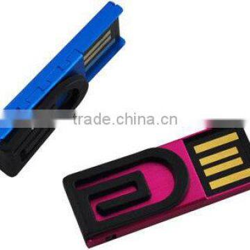 colorful gift super thin clip usb flash drive