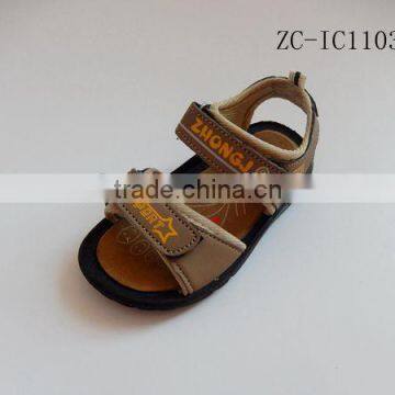 hook and loop strap children sandals/injection sandals/teenage boy sandal