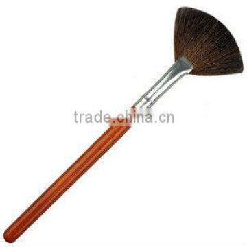 YMC Fan Cosmetic brush,custom nylon hair makeup tool