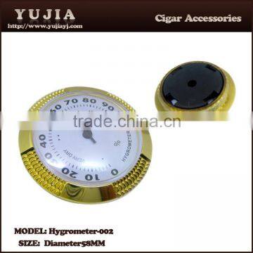 YuJia cigar 58mm plastic digital cigar hygrometer for humidor