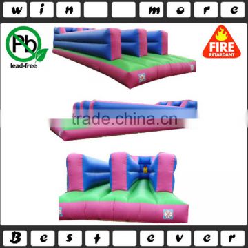 double lanes inflatable bungee run equipment