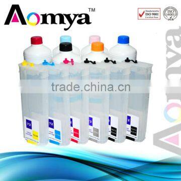 Refillable ink cartridge for hp t1100 with auto reset chip