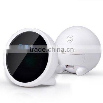 OEM!720P HD wide angle wireless wifi P2P mini hidden hemispheric clock camera support iPhone/Android smartphone motion detection