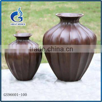 high quality garden fiberglass flower vase wholesale