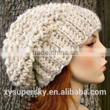 Womens Crochet Hat - Warm Knit beanie-Womens Accessories