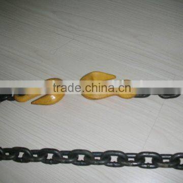 industrial lifting loading chain sling with hook