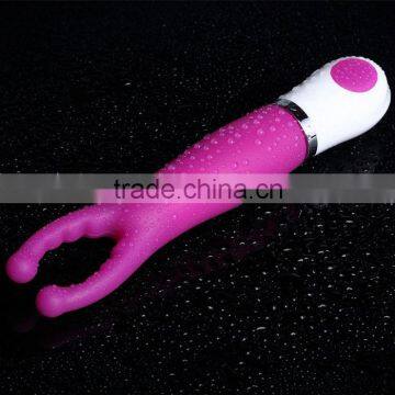 Top quality sex toys soft silicone female vibrator for retail