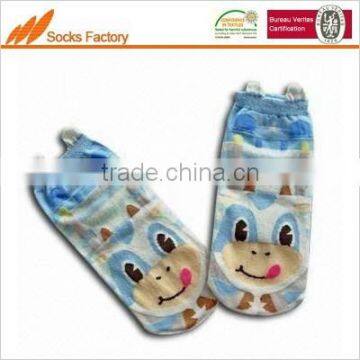 Lovely baby socks combed cotton socks baby jaquard 3D socks