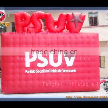 pop red customized advertising model, inflatable model for sale