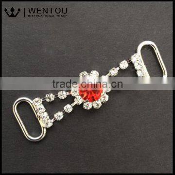 Wholesale Hight Quality Red Rhinestone Headbands Connectors For Baby