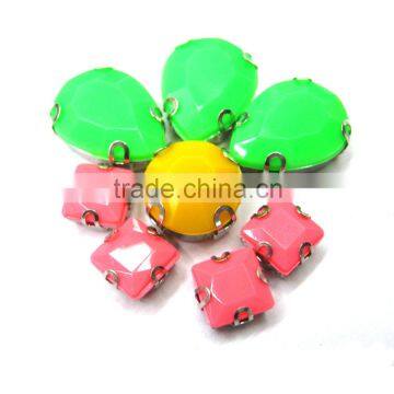 sayajual chunky resin beads candy pastel color garment catcher