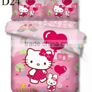 D24 Polyester Cartoon Patchwork Bedding Sets