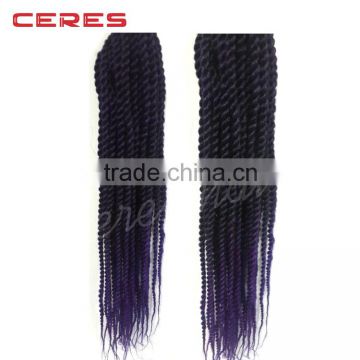 low cost professional supplier senegalese crochet hair ombre havana twist