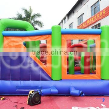 Best quality inflatable hippo combo slide