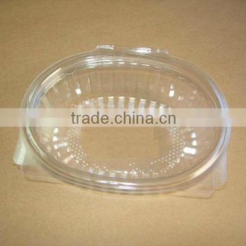 disposable plastic food grade transparent salad container