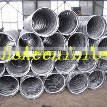 Production of bridge filter pipe of well pipe bridge well pipe