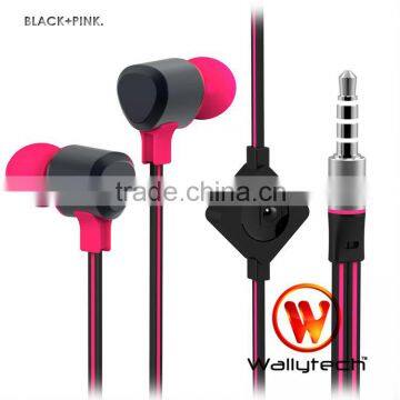 New Style 2013 Wallytech WHF-123 Metal Earphones For Samsung Galaxy S4