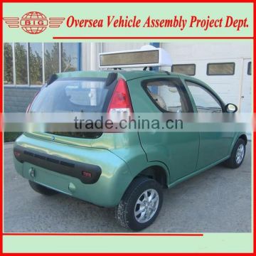 cheap price 5kw motor left hand drive 4-seat electrical car mini car