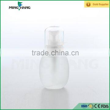 Hot sale 30ml frosted lotion glass bottle coemetic glass bottle for cream