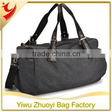 Black Nylon Luggage Duffle Bag For Mens