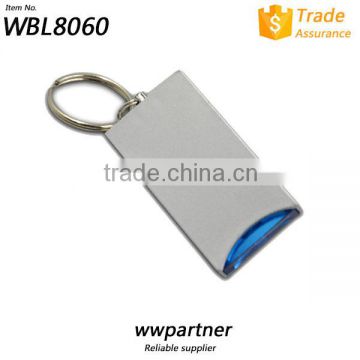 High Quality Front Press Opening Light Key Chain