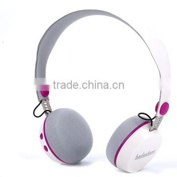 Hot sell overhead kid bluetooth stereo headphone with metal headband bluetooth 4.1