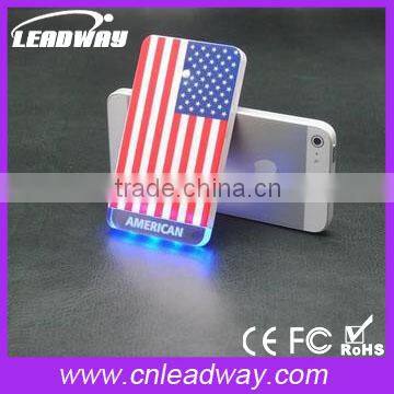 Hot Selling Customized LOGO Slim Credit Card Power Bank 2500mAh