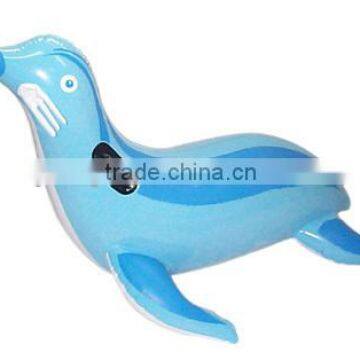 Inflatable PVC seal rider Toy ,inflatable pvc big toy