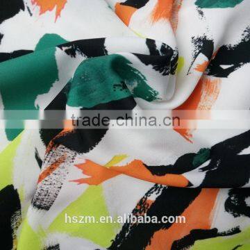 75D Polyester Diamond Chiffon Printing fabric For garments Wholesale