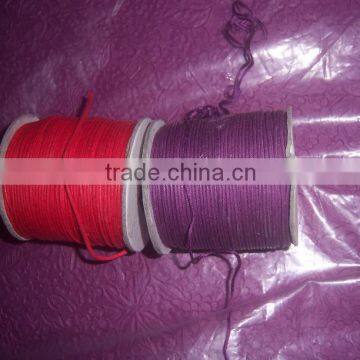 Custom Colored Handmade Leather Cords for Paper Packaging, Jewelry manufacturers, Art and Crafts, Scrapbooking