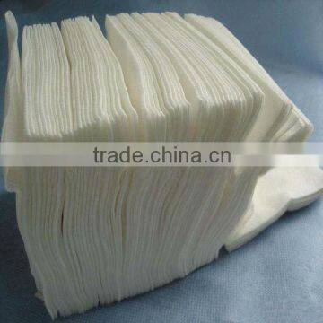 Nonwoven fabric swabs