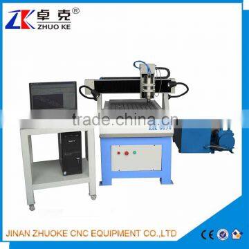 High Accuracy Advertising CNC Carving Machine ZK-6090 For Wood Acrylic MDF PVC With Vacuum Table Of PCI NcStudio Control