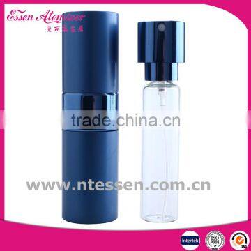 15ml Blue Aluminum Rotation Perfume Bottle photo-2