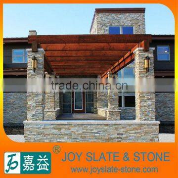 Stone veneer for exterior wall house