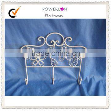 Powder coating wrought iron European Style metal wall hook