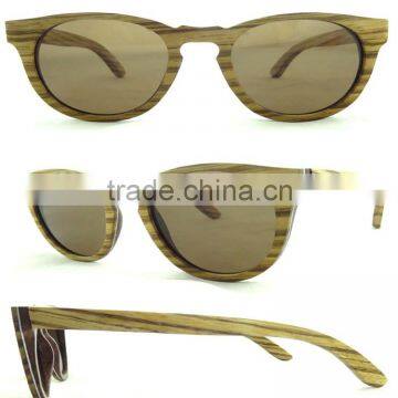 Natural Eco-friendiy Zebra Wood Eyeglasses/Polarized Sunglasses