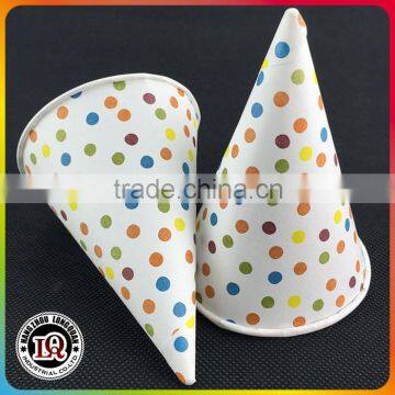 Disposable Printed Paper Cone Cups