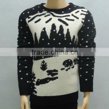 TYBL005 fashion knitting sweater with jacquard