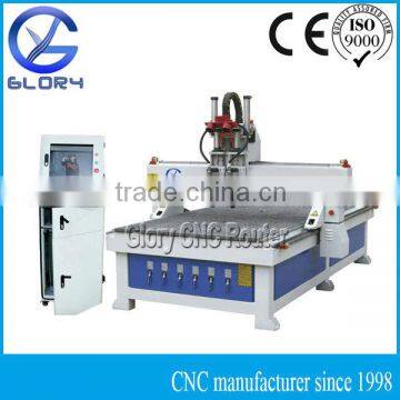 Double Head CNC Router Manufacturer with NC Studio Controller