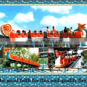 factory direct rides playgroud amusement rides electric track train sliding dragon