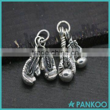 925 Thai Silver Punk Style Pendant,boxing Glove Pendant,baseball Glove Pendant