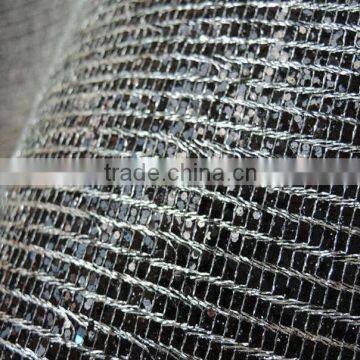 Fashion and hot sale PU glitter fabric leather in Guangzhou,China