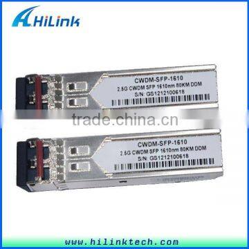 Communication Fiber Equipment 1610nm 40KM 2.5G CWDM DDM Optical