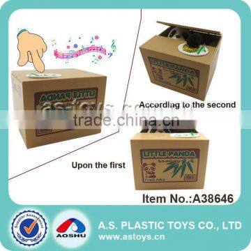 Plastic animal electronic money box with sound