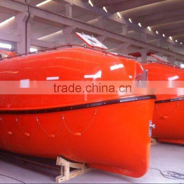 Fiberglass Enclosed boat lifeboat for ship with prices