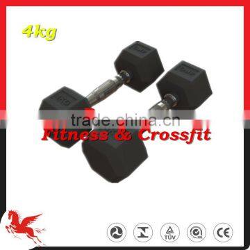 Hex Rubber Coated Dumbbell 1kg/2kg photo-4