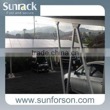 aluminum solar panel carport mounting system/pv module racking mount