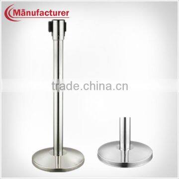 Stainless Steel Retractable Belt Stanchion Stand/Pole Barrier System